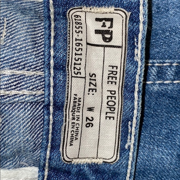 SOLD**Free People Sweet Surrender High Rise Denim Shorts - Picture 5 of 5